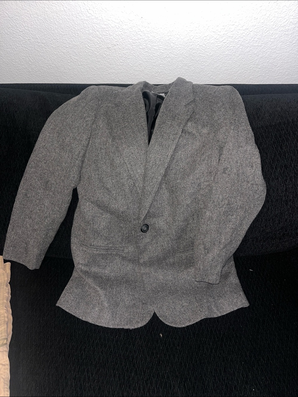 Sag Harbor Gray Wool-Blend Blazer